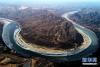 　　近日，受冷空气影响，位于山西省临汾市境内的黄河出现大面积流凌，场面壮观。 新华社记者 杨晨光 摄
