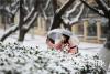 2月15日，一场春雪悄然而至，银装素裹的城市给防控疫情的人们带来美好心情。摄影 修相科