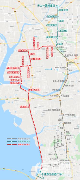 优化青岛线网结构636路公交线路调整方案出炉