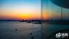 4月18日，从东海国际大厦拍到的夕阳。拍摄/修相科