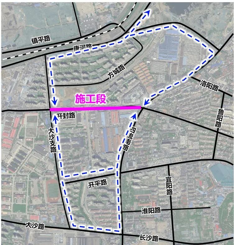 因施工需要 3月27日起青岛开封路部分路段调流