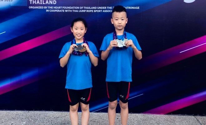 青岛两少年入选国家跳绳集训队 将征战亚洲跳绳锦标赛