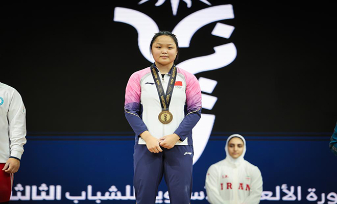 巴林亚青会：中国队游泳赛场收获4金 奖牌榜高居第一