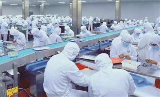 “青岛味道”出海记 海鲜水饺摆上美国超市货架