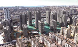 青岛京口路开封路保障房正有序施工 车位配比1∶1