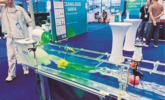 青岛“深蓝科技”国际展上受青睐