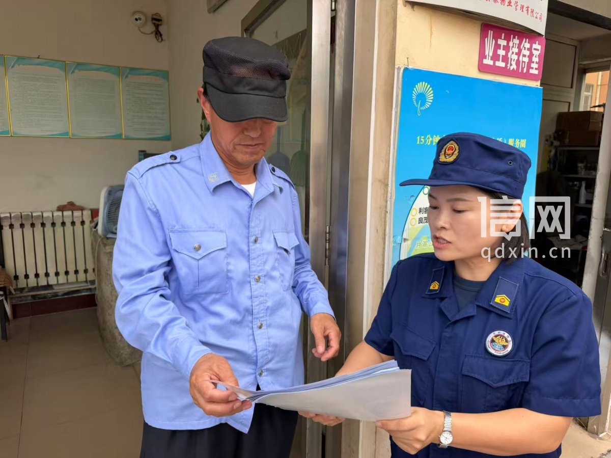 宣传活动现场。（来源：莱西消防）