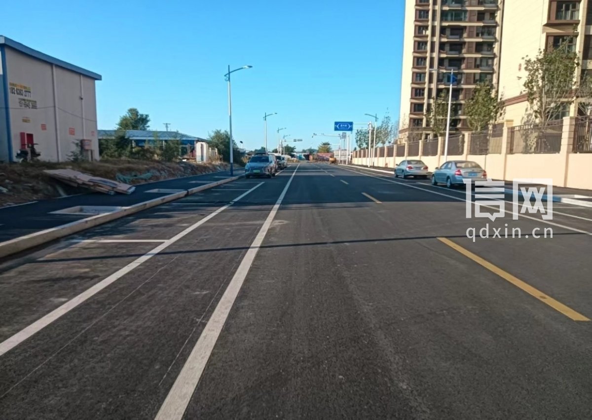 道路相关照片。（来源：平度市城乡建设局）