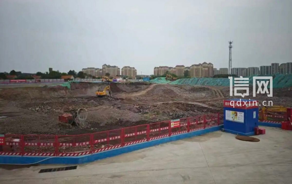 施工现场相关照片。（来源：青岛市城阳区住建局）