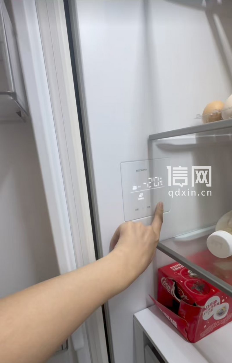 陈女士提供的冰箱操作视频（来源：受访者）