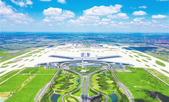 青岛胶东临空经济示范区获批十年 崛起胶州湾北岸