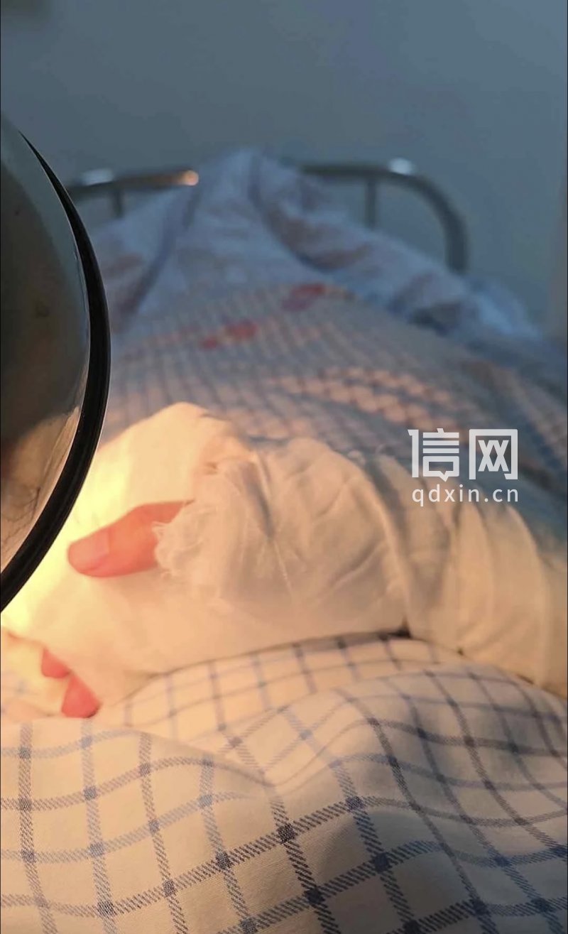 &ldquo;寒圈&rdquo;提供的朋友住院照片。（来源：受访者）