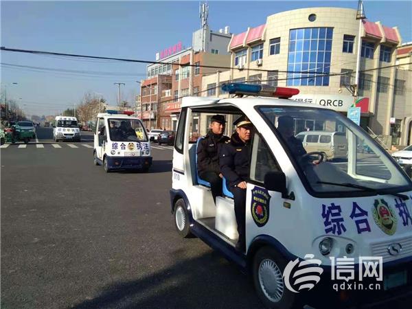 电动巡逻综合执法车亮相仁兆中队 综合执法更快捷