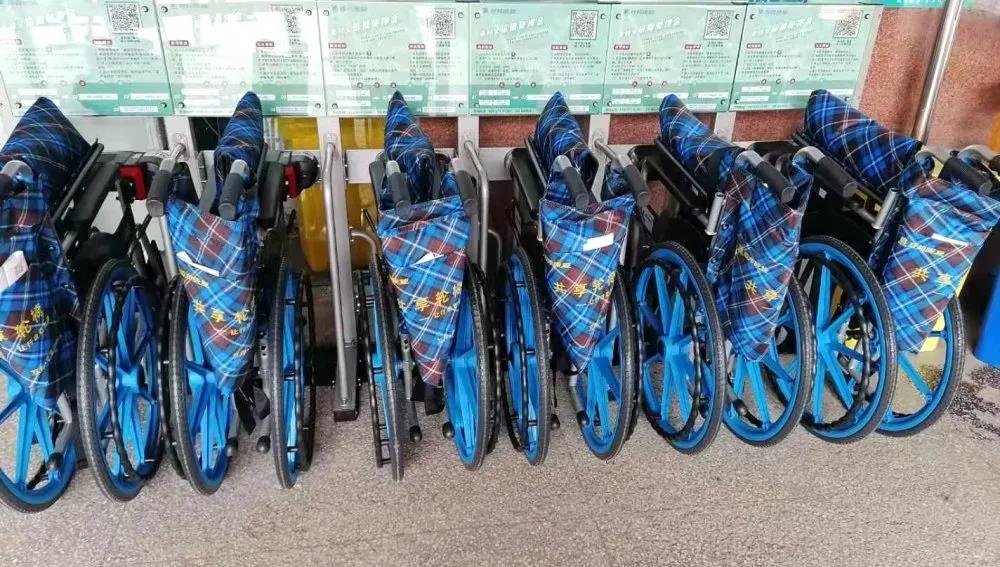 青岛市第八人民医院共享轮椅进医院便民措施再升级