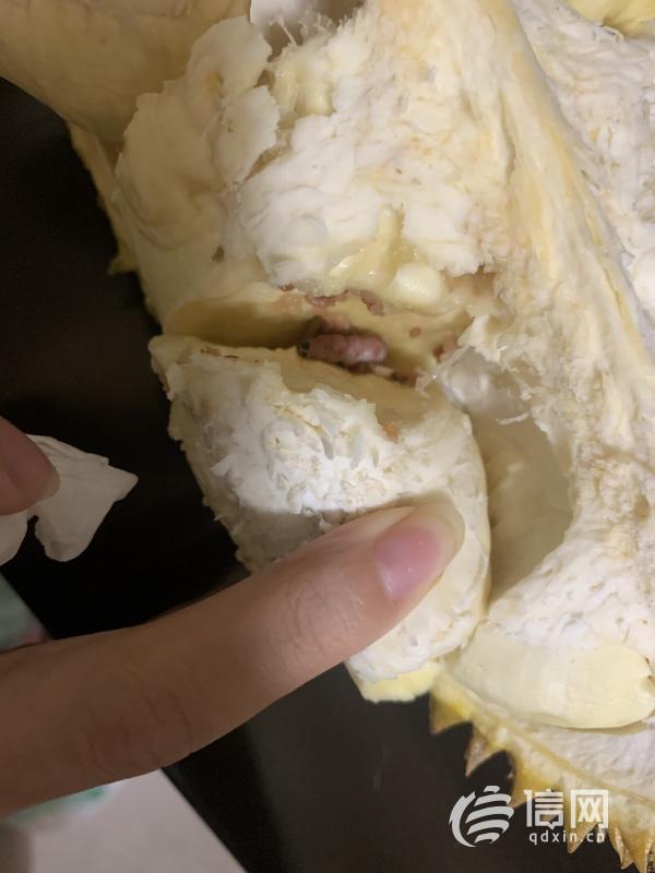买的榴莲吃出果虫百果园已更换新品牌
