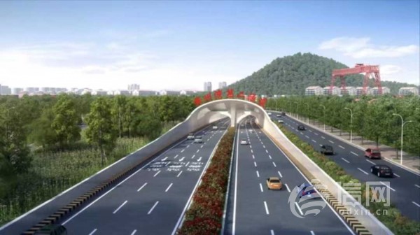 工程效果图，整体工程计划于2027年12月完工并通车运营(来源：青岛国信胶州湾第二海底隧道有限公司)