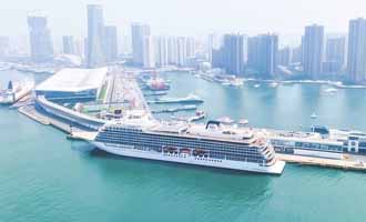 “招商伊敦”号带来近5000名国际游客嗨游青岛