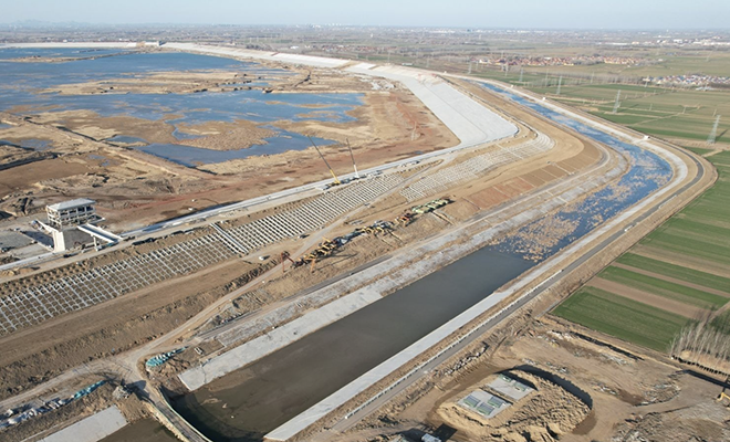 向下半年充库蓄水冲刺 官路水库全面复工进入建设收尾阶段