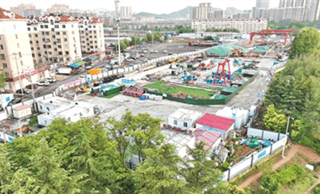青岛地铁2号线二期冲刺年底通车 龙川路站全面竣工