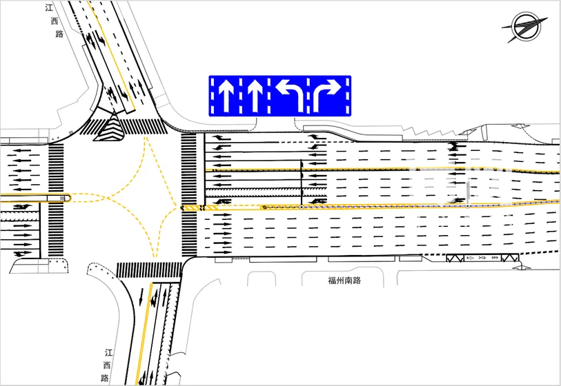 道路相关示意图。（来源：青岛市住房和城乡建设局）