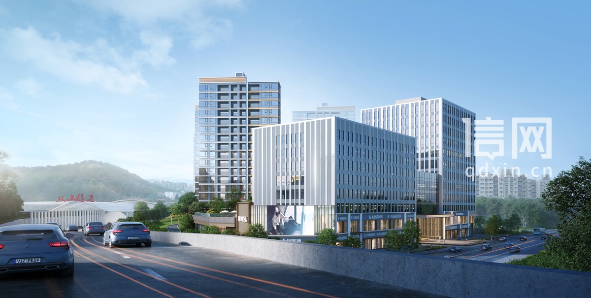 福州北路沿街建筑效果图（来源：青岛市自然资源和规划局）