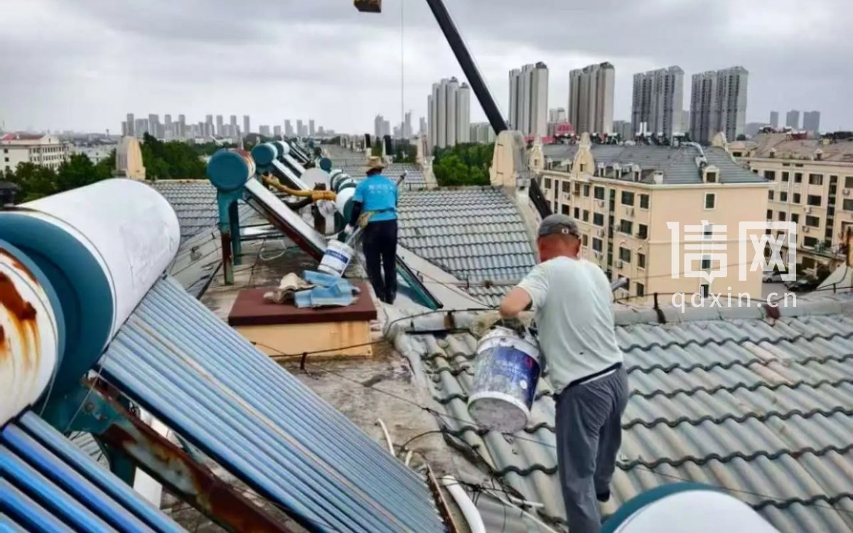 现场相关照片。（来源：平度市城乡建设局）