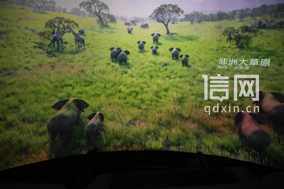 9D裸眼飞行影院画面。（来源：金沙滩啤酒城）
