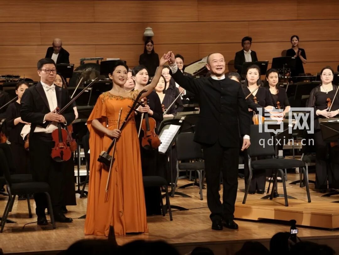 谭盾音藥周闭幕音乐会现场。（来源：青岛市文化和旅游局）