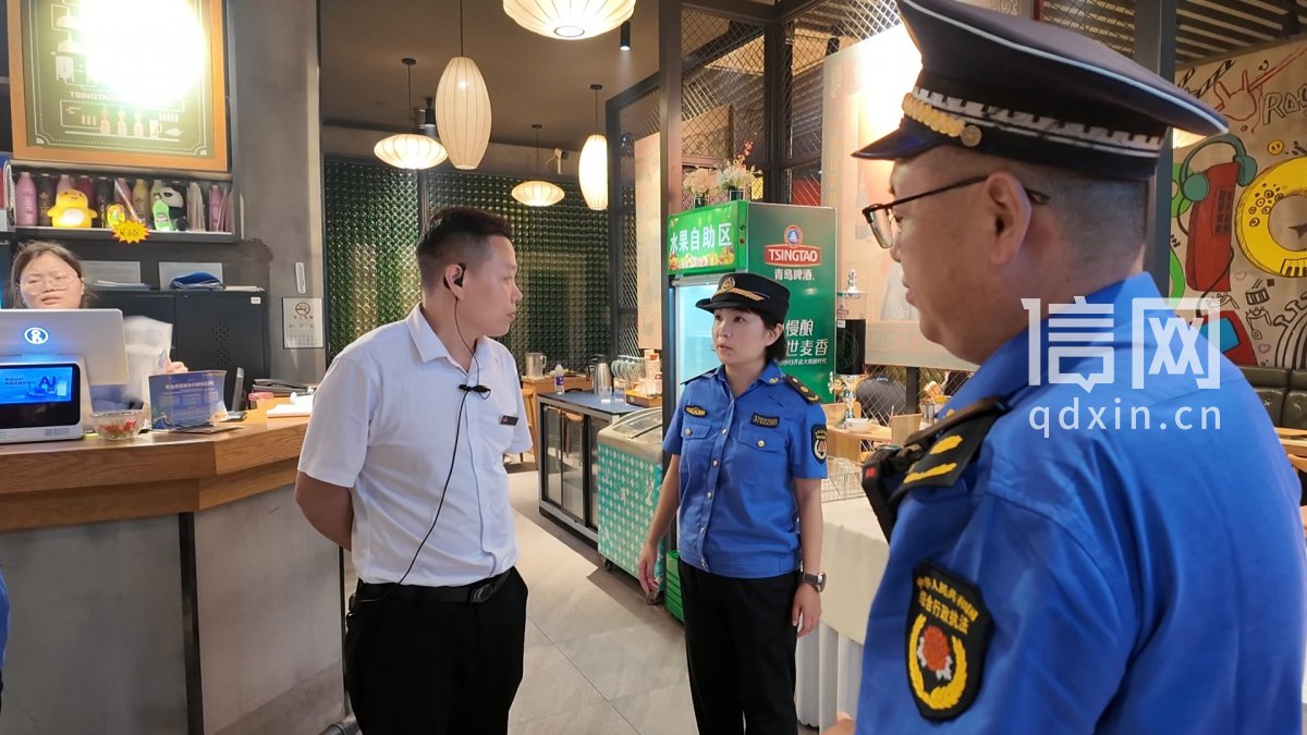 崂山区综合行政执法局全力护航第36届青岛国际啤酒节崂山会场（来源：崂山区综合行政执法局）