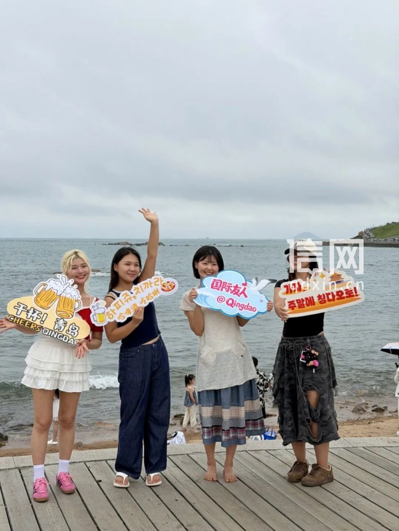 韩国网红打卡小麦岛。（来源：青岛市文化和旅游局）