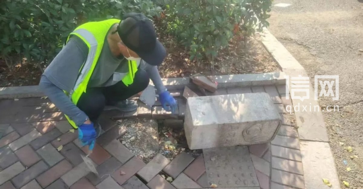 修缮现场相关照片。（来源：青岛市城阳区住建局）