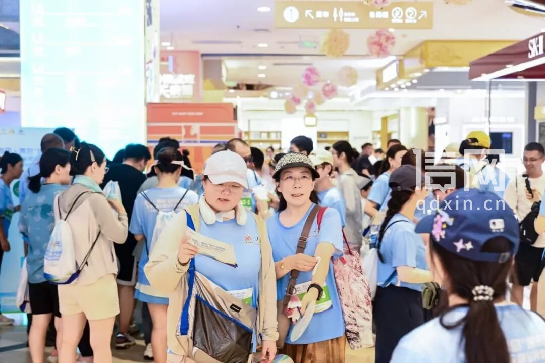 选手完成任务打卡。（来源：青岛市体育局）