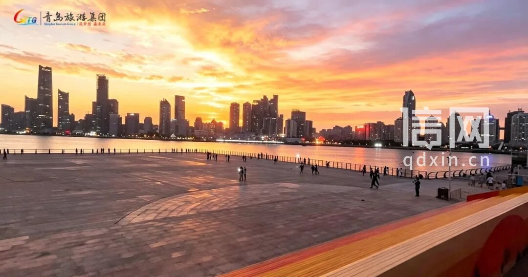 奥帆城市看台实拍图。（来源：青岛旅游集团）