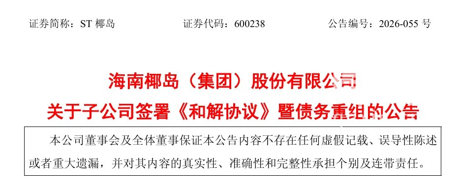  （来源：海南椰岛（集团）股份有限公司）