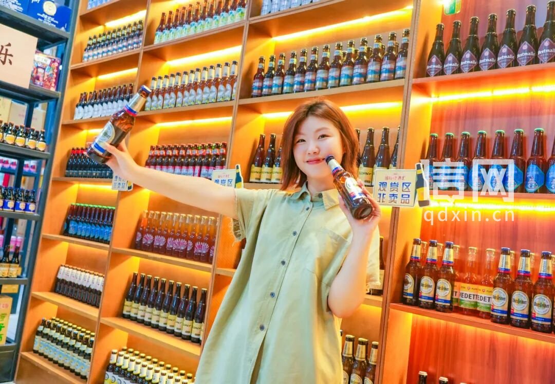 打卡国际啤酒汇示意图。（来源：金沙滩啤酒城）