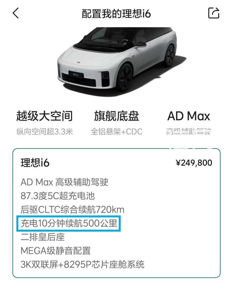 理想i6宣传页面（来源：受访者）