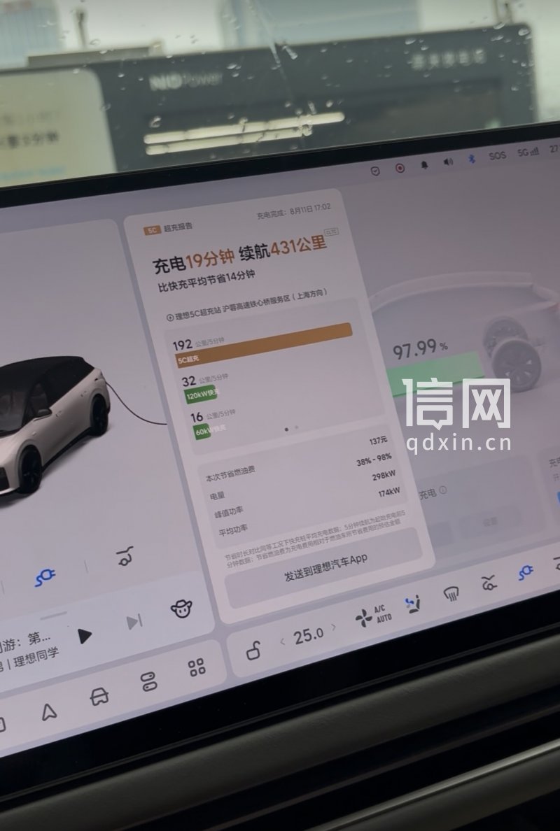 车辆在4S店内的充电情况（来源：受访者）