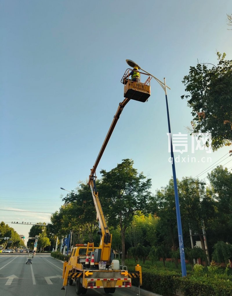 检修维护现场相关照片。（来源：平度市城乡建设局）
