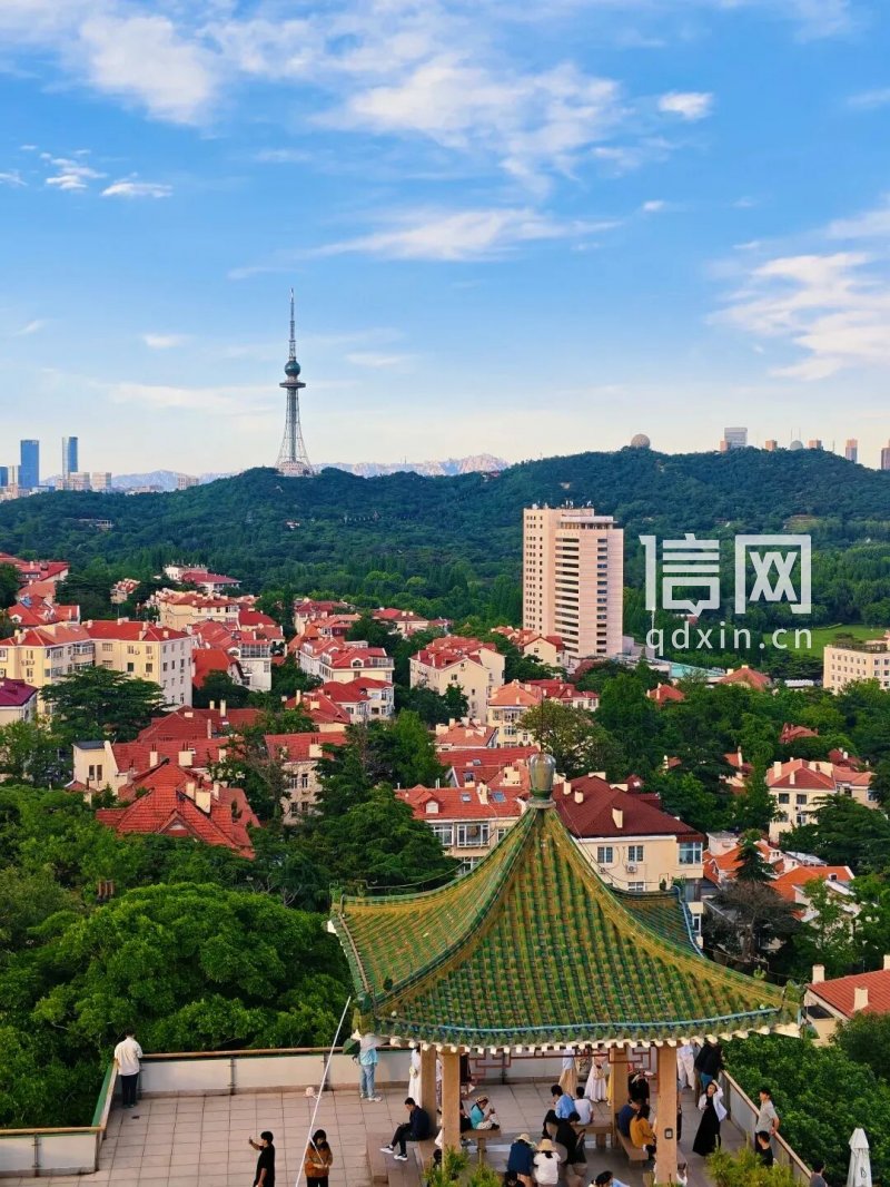 小鱼山公园。（来源：青岛市文化和旅游局）