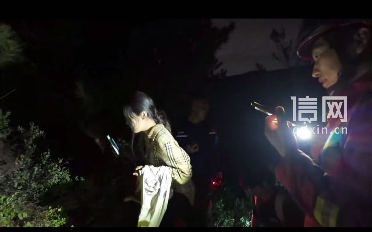 救援现场情况（来源：青岛消防）