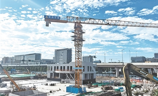 青岛张村河水质净化厂扩建工程土建主体完工 全力冲刺年底通水