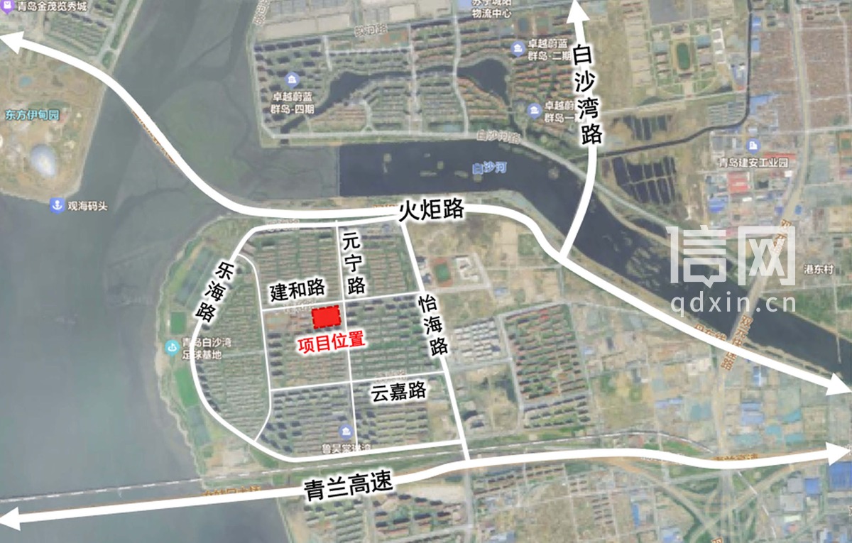 区位图(来源:青岛市自然资源和规划局)