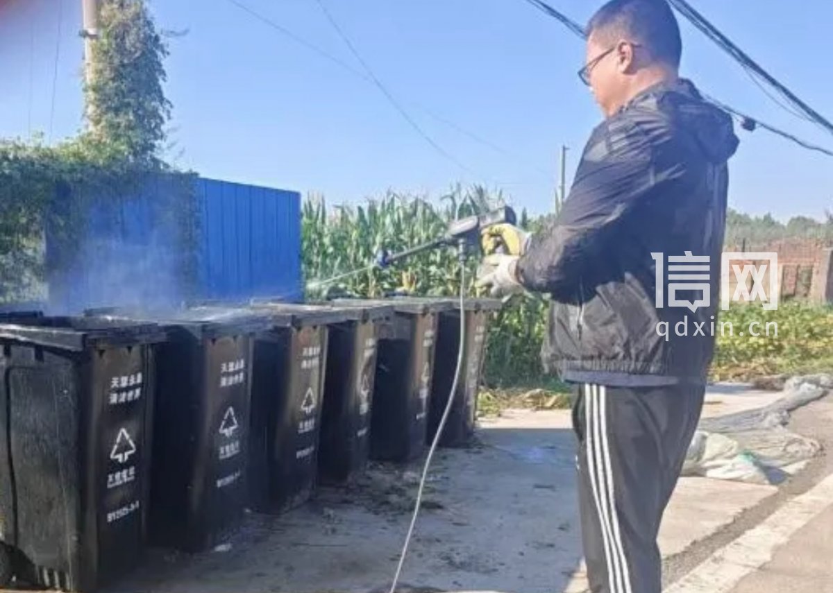 现场相关照片。（来源：平度市城乡建设局）