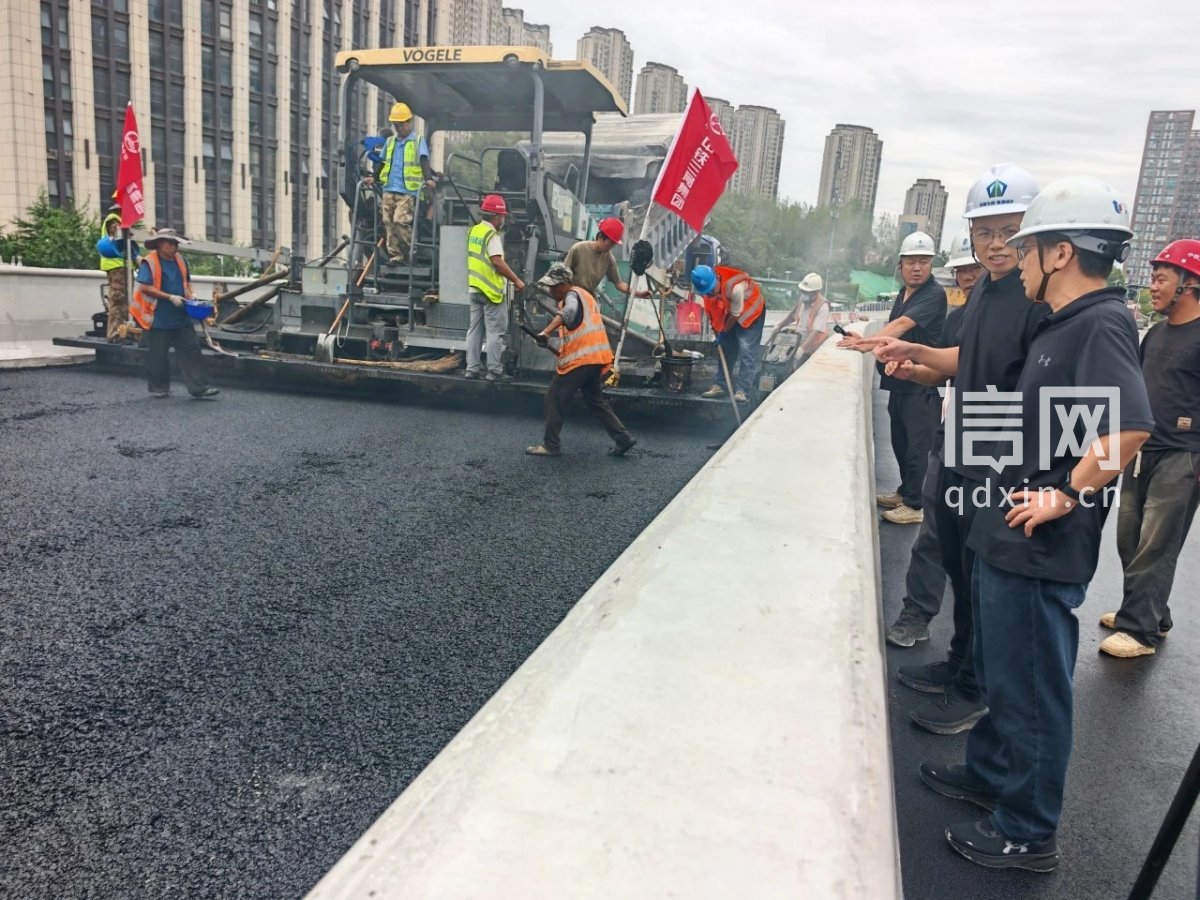 现场相关照片。（来源：青岛市住房和城乡建设局）