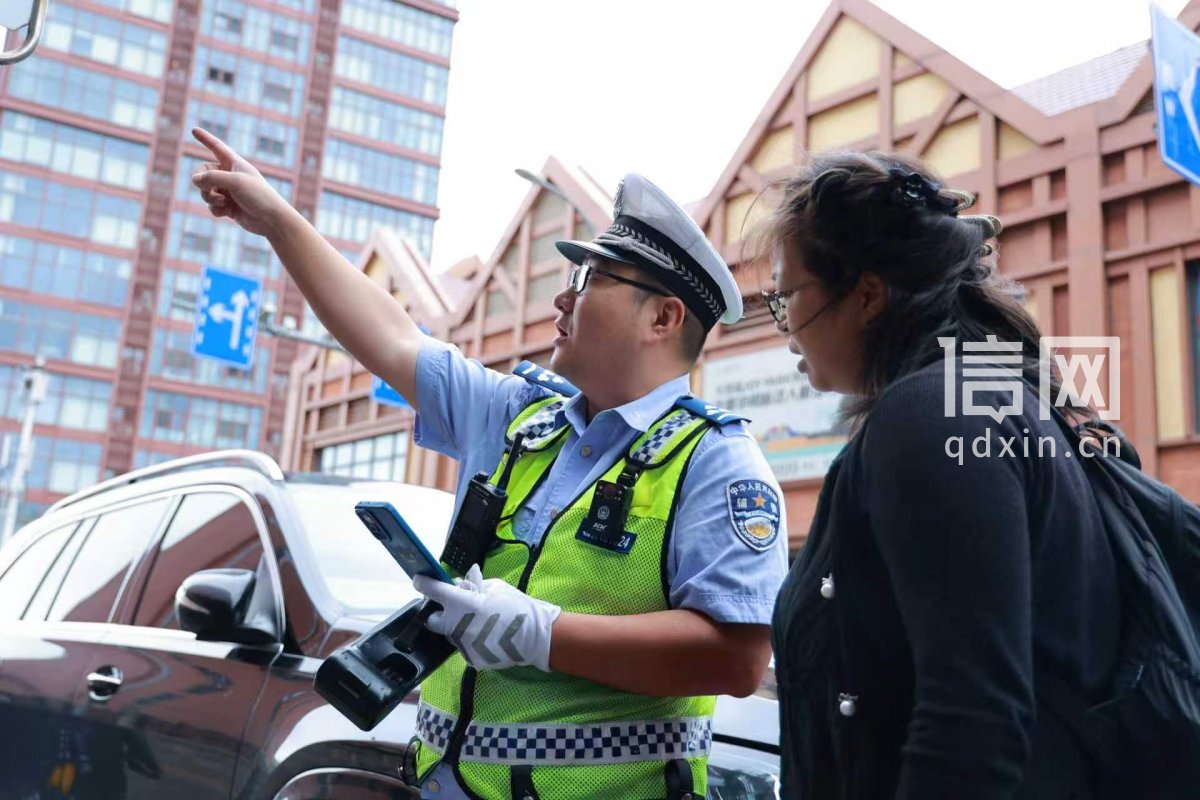 青岛公安交管全力保障假期道路交通安全畅通。（来源：青岛交警）