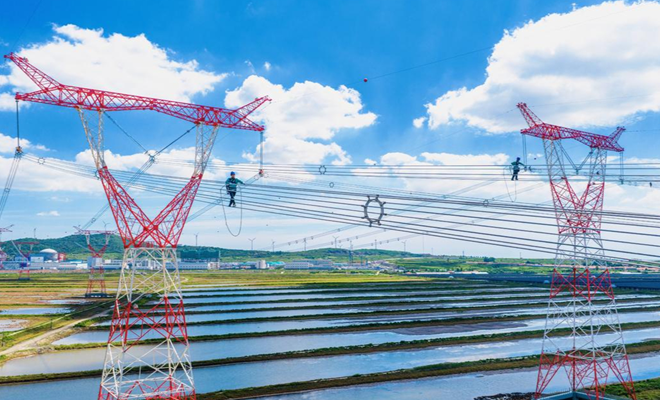 银线已成环 山东建成全国首个省域特高压双环网